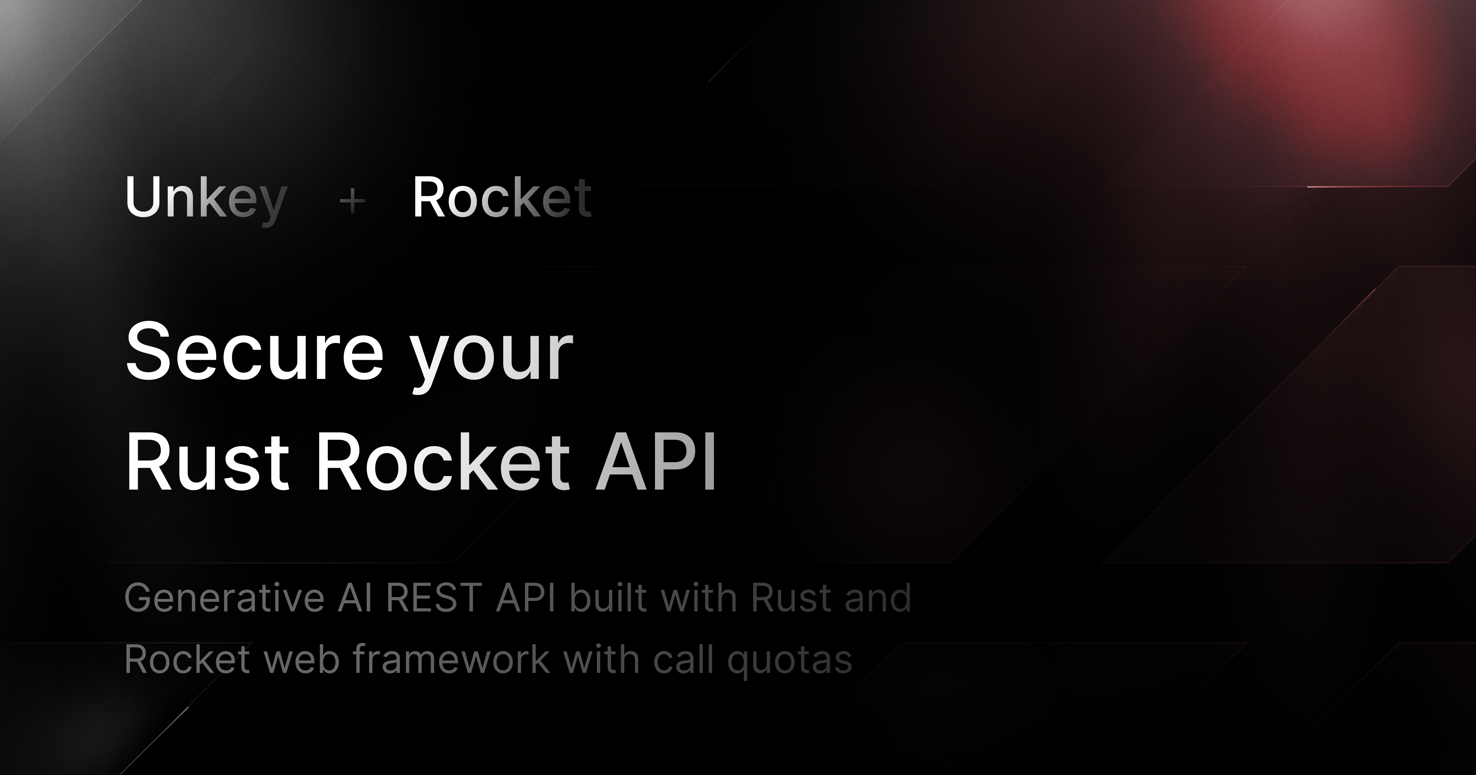 Generative AI REST API built with Rust and Rocket web framework with call quotas